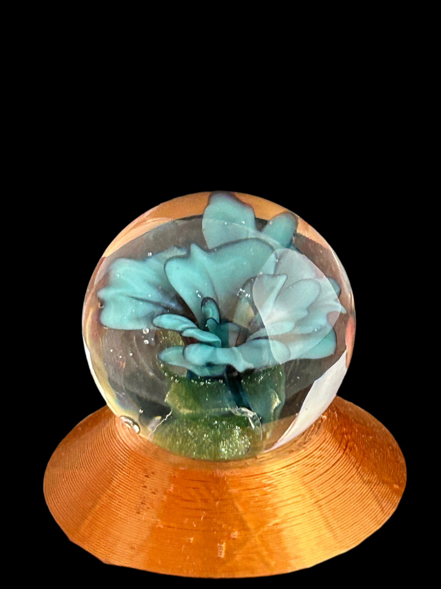 Blue Flower Marble #2