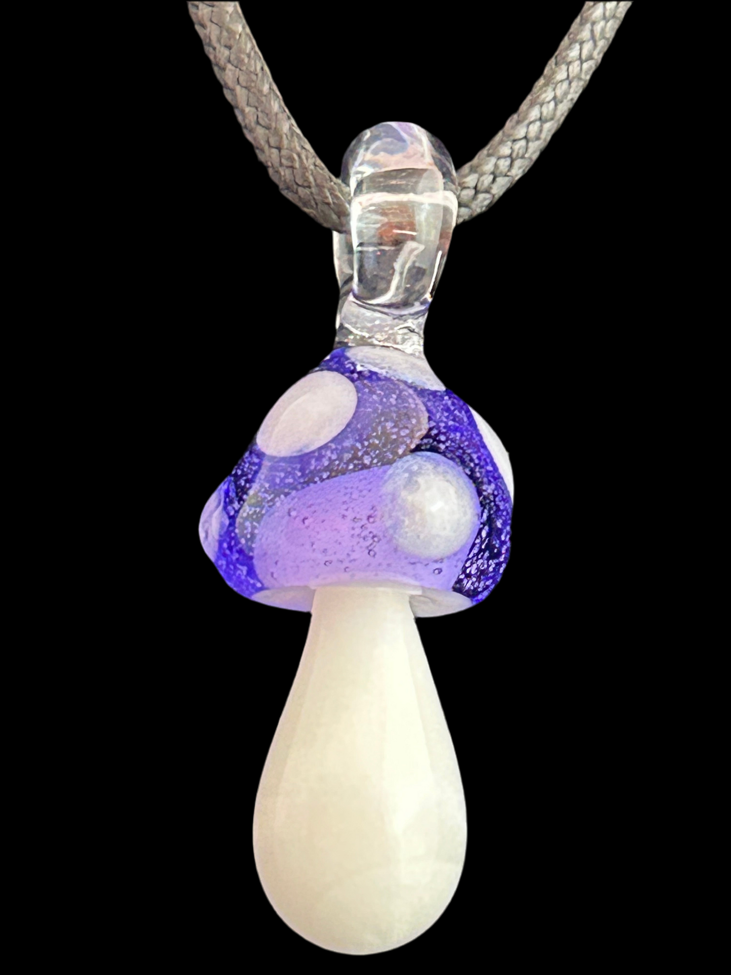Purple Mushroom Pendant