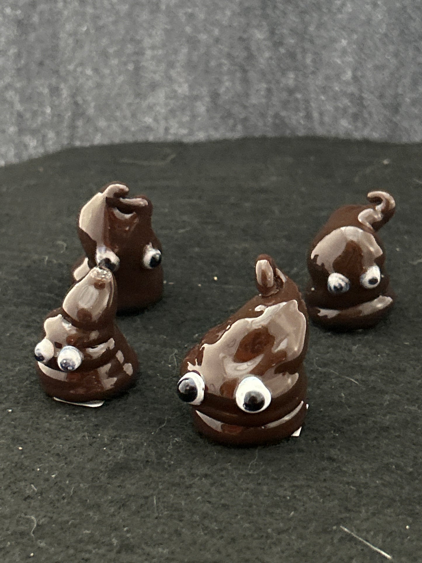 Poop emoji paper weight