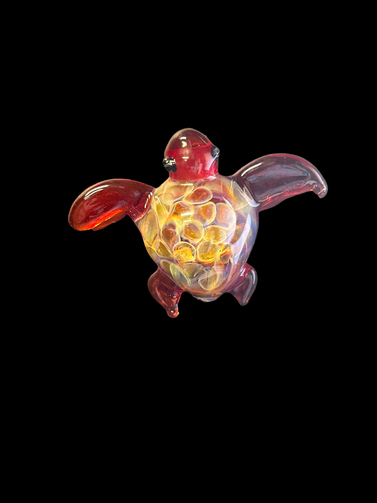 Orange Turtle Magnet
