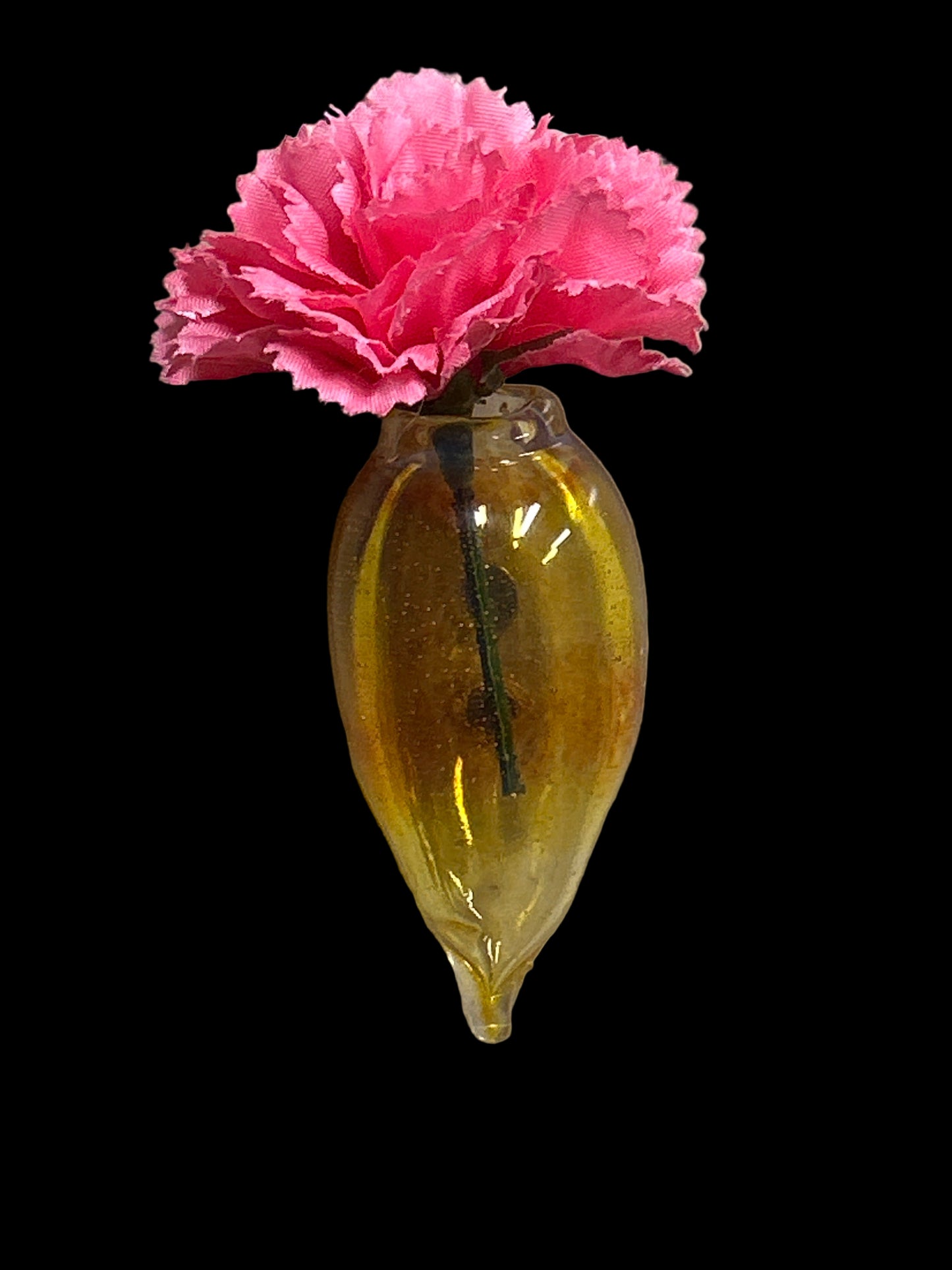 Mini Amber Purple Vase Magnet