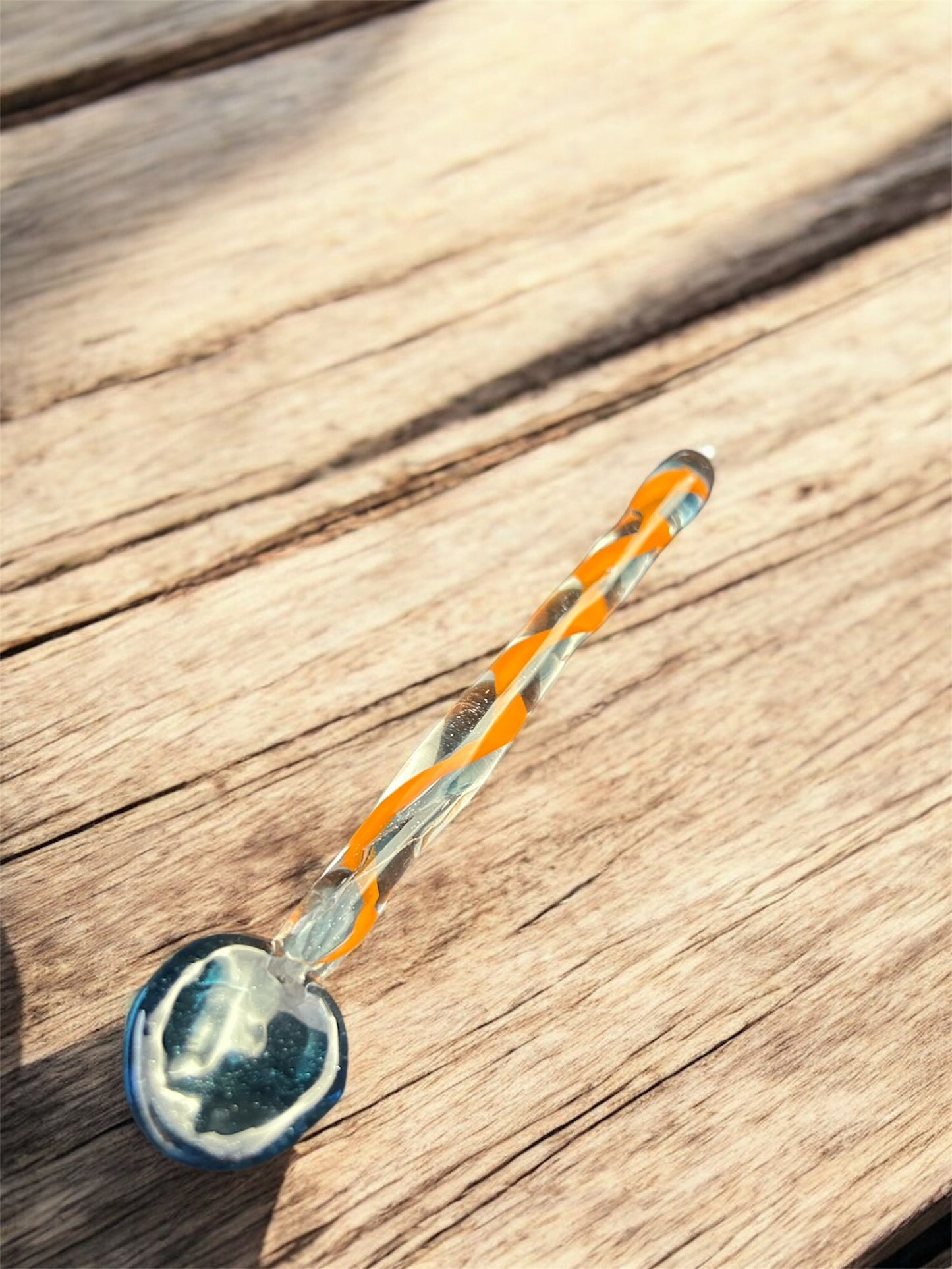 Rasta/Blue Stardust Coffee Spoon