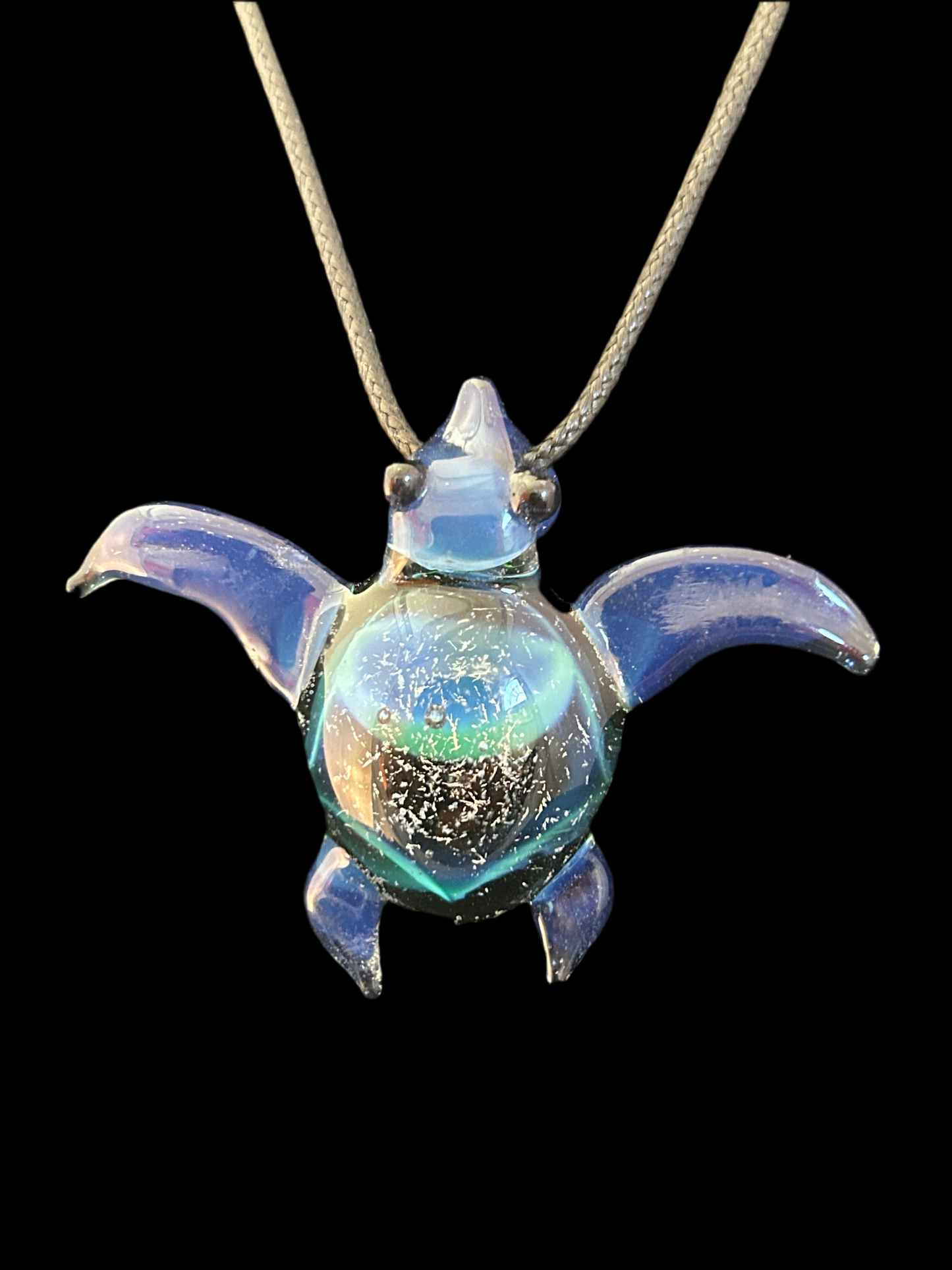 Blue & Dichro Pendant