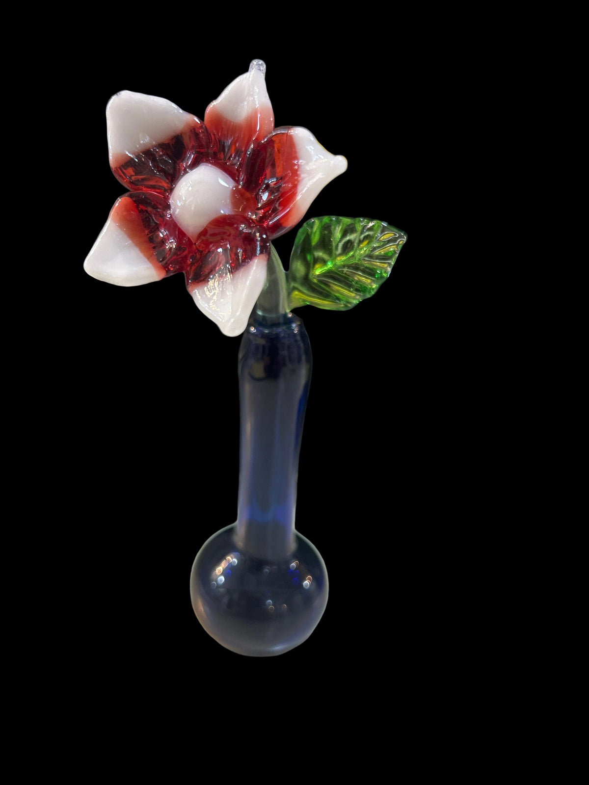 Red and White Flower