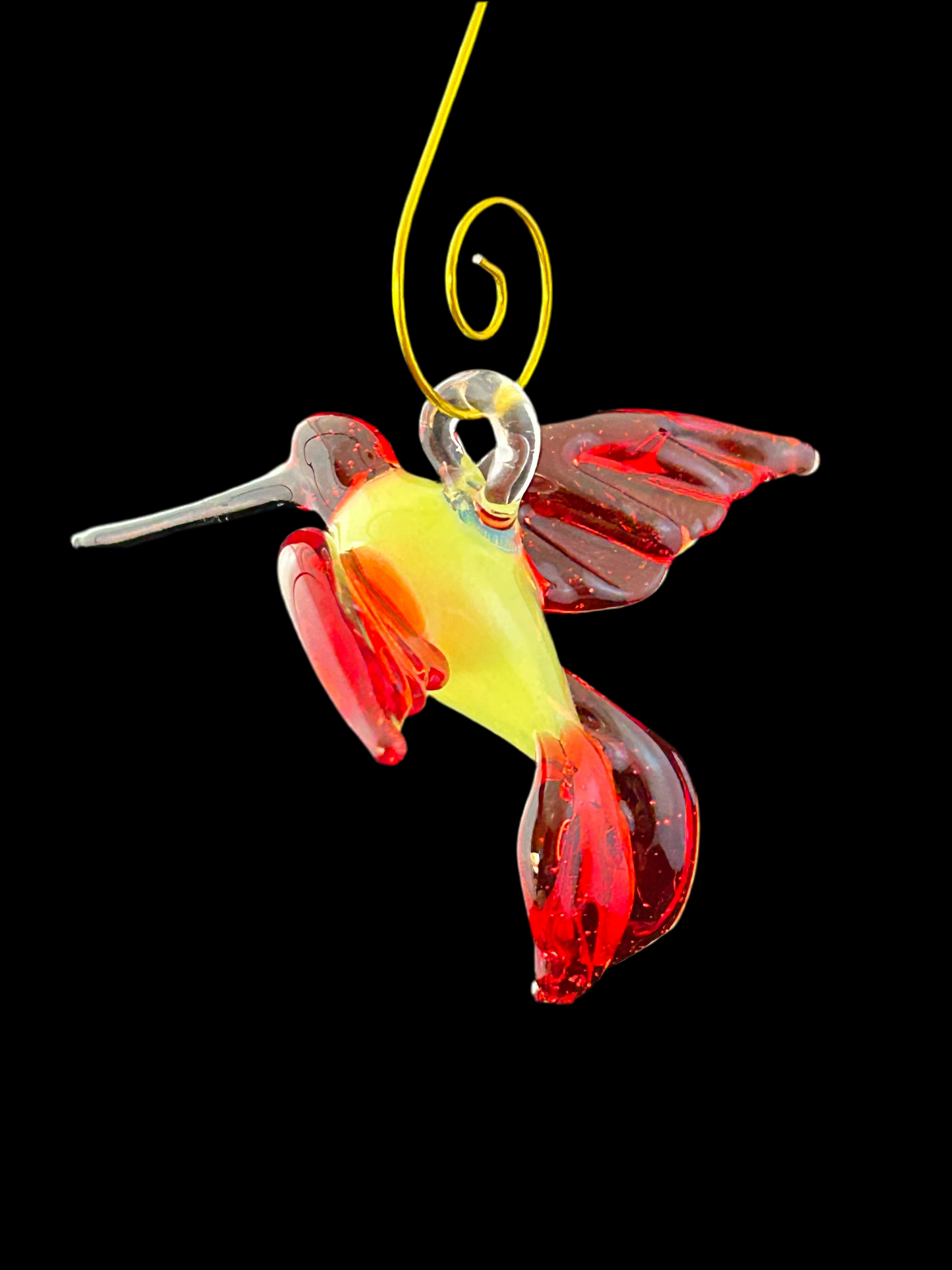 Yellow & Red Hummingbird Hanging