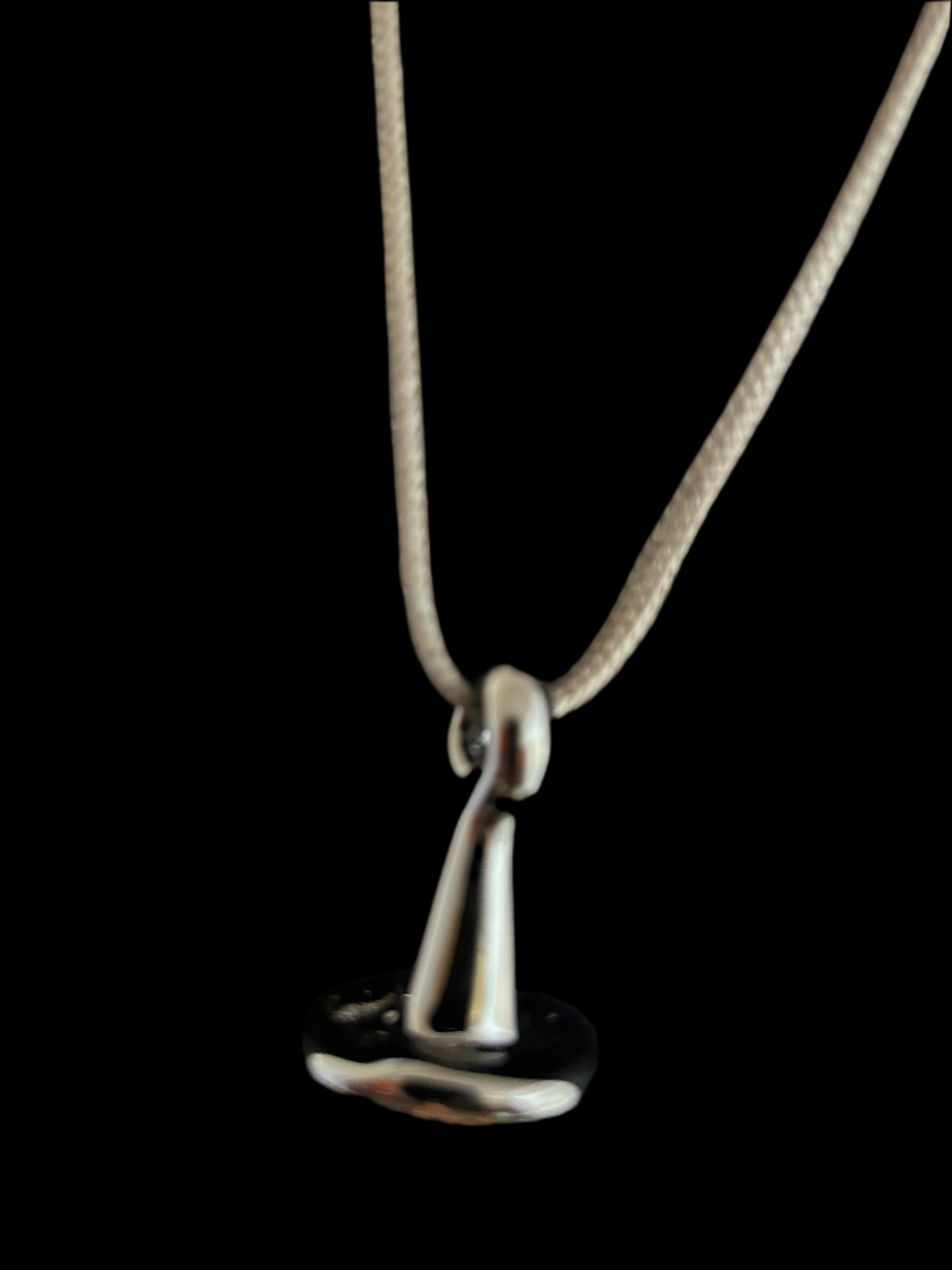 Black Witches Hat Pendant