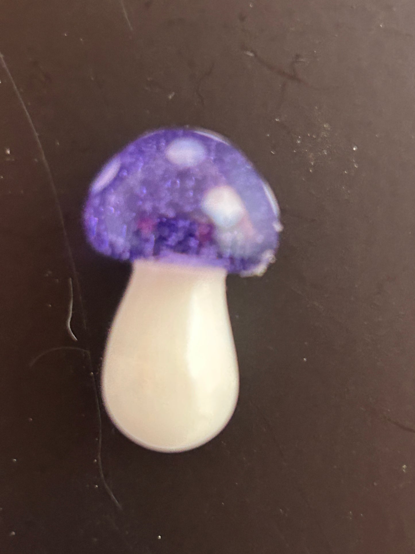 Small Purple Mushroom Magnet
