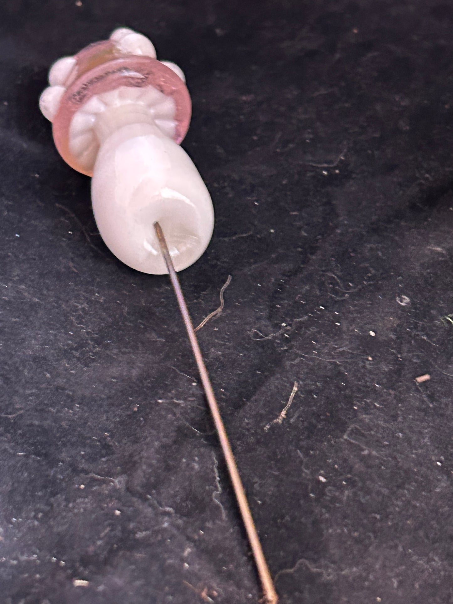 Pink Mushroom Plant Stake