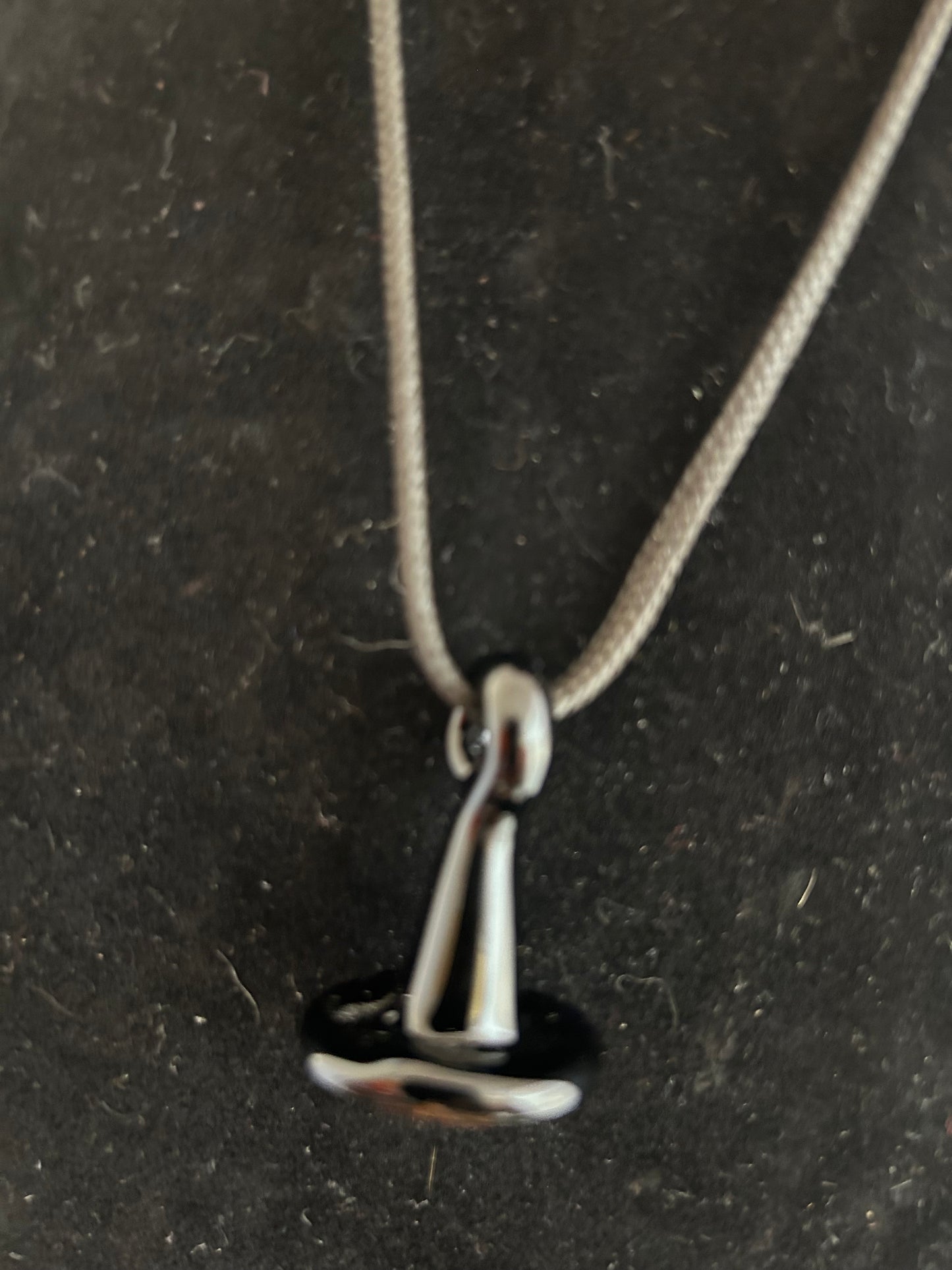 Black Witches Hat Pendant