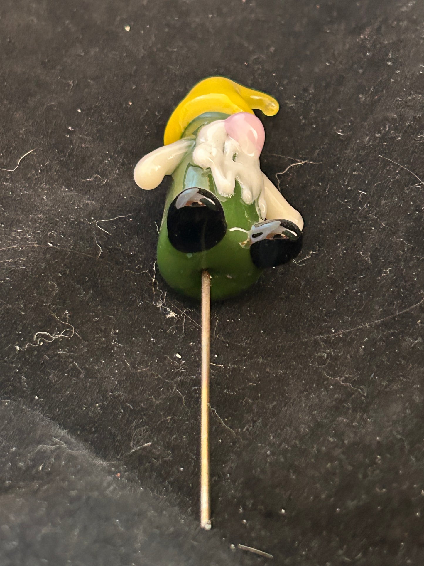 Yellow & Green Gnome Plant Stake