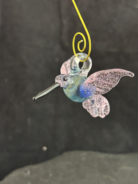 Blue & Pink Hummingbird