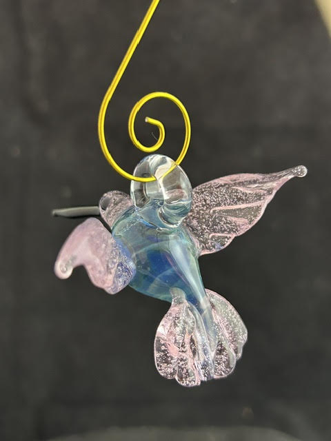 Blue & Pink Hummingbird