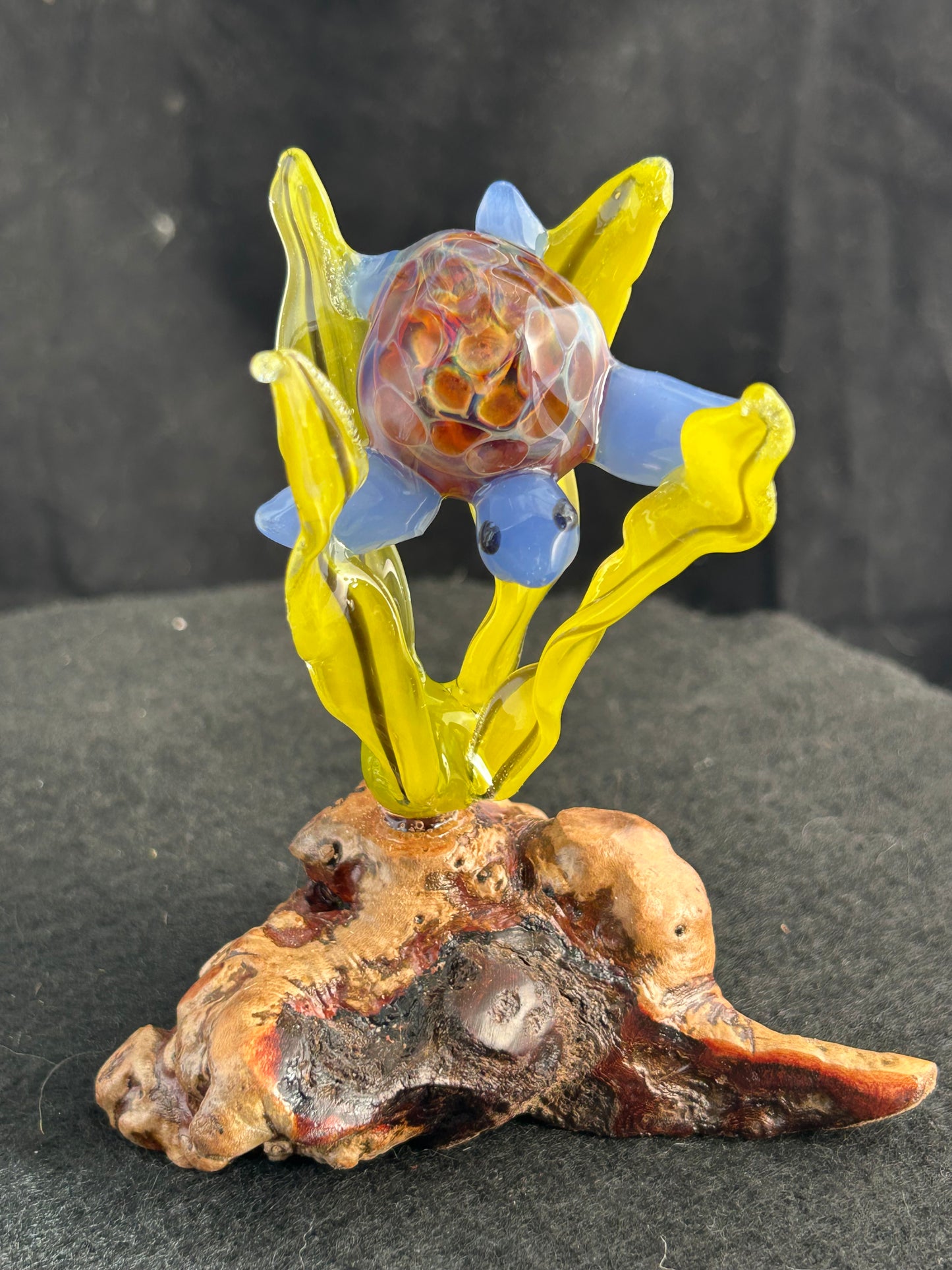 Blue Turtle Sculpture