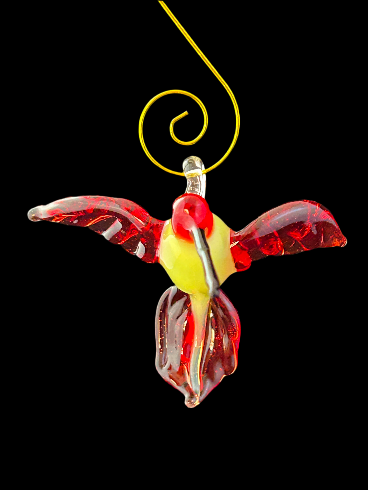 Yellow & Red Hummingbird Hanging