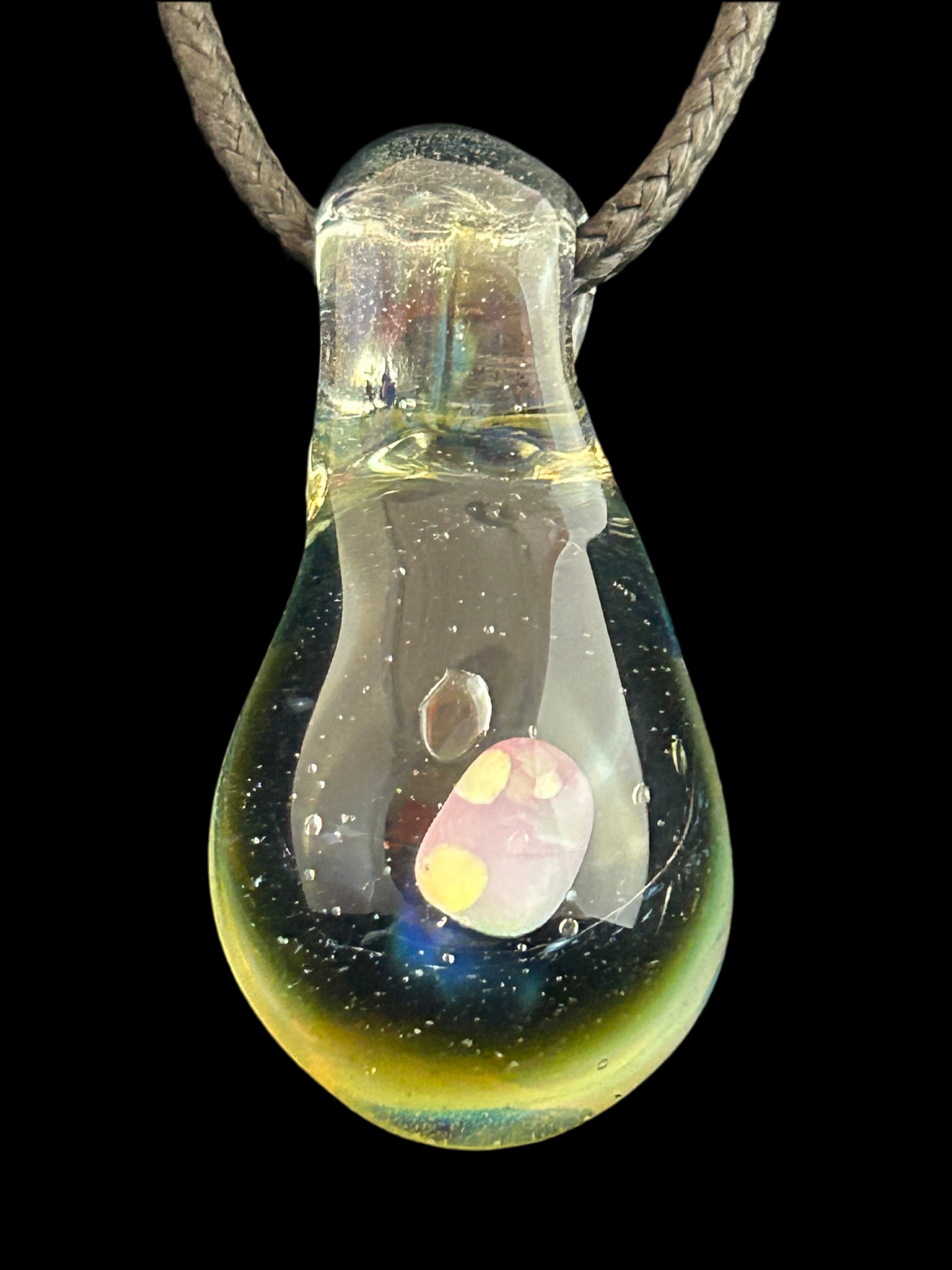 Yellow Opal Drop Pendant #2