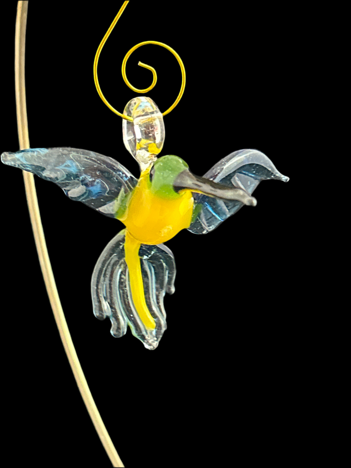 Yellow & Blue Hummingbird