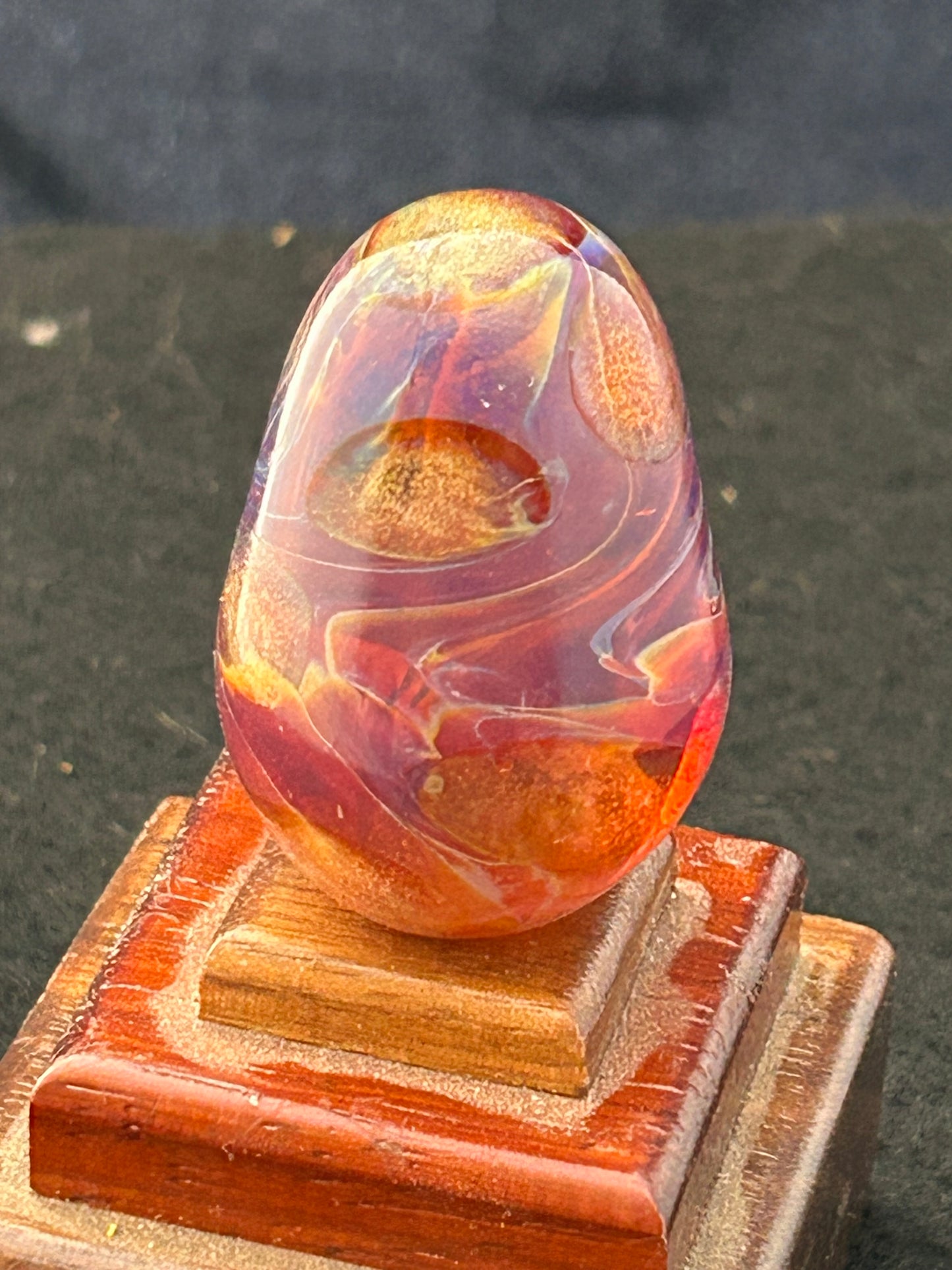 Spotted Amber Purple Egg