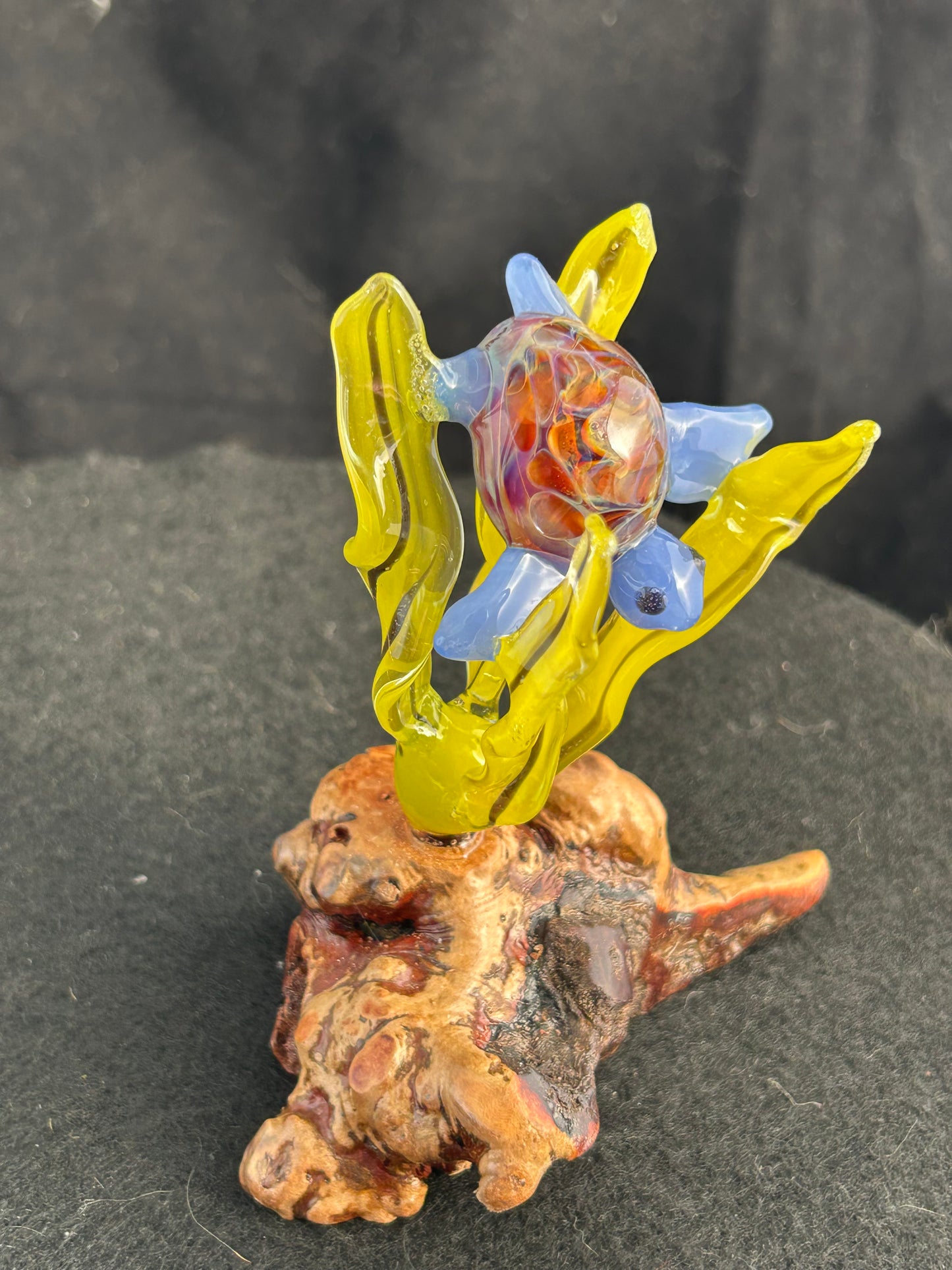 Blue Turtle Sculpture