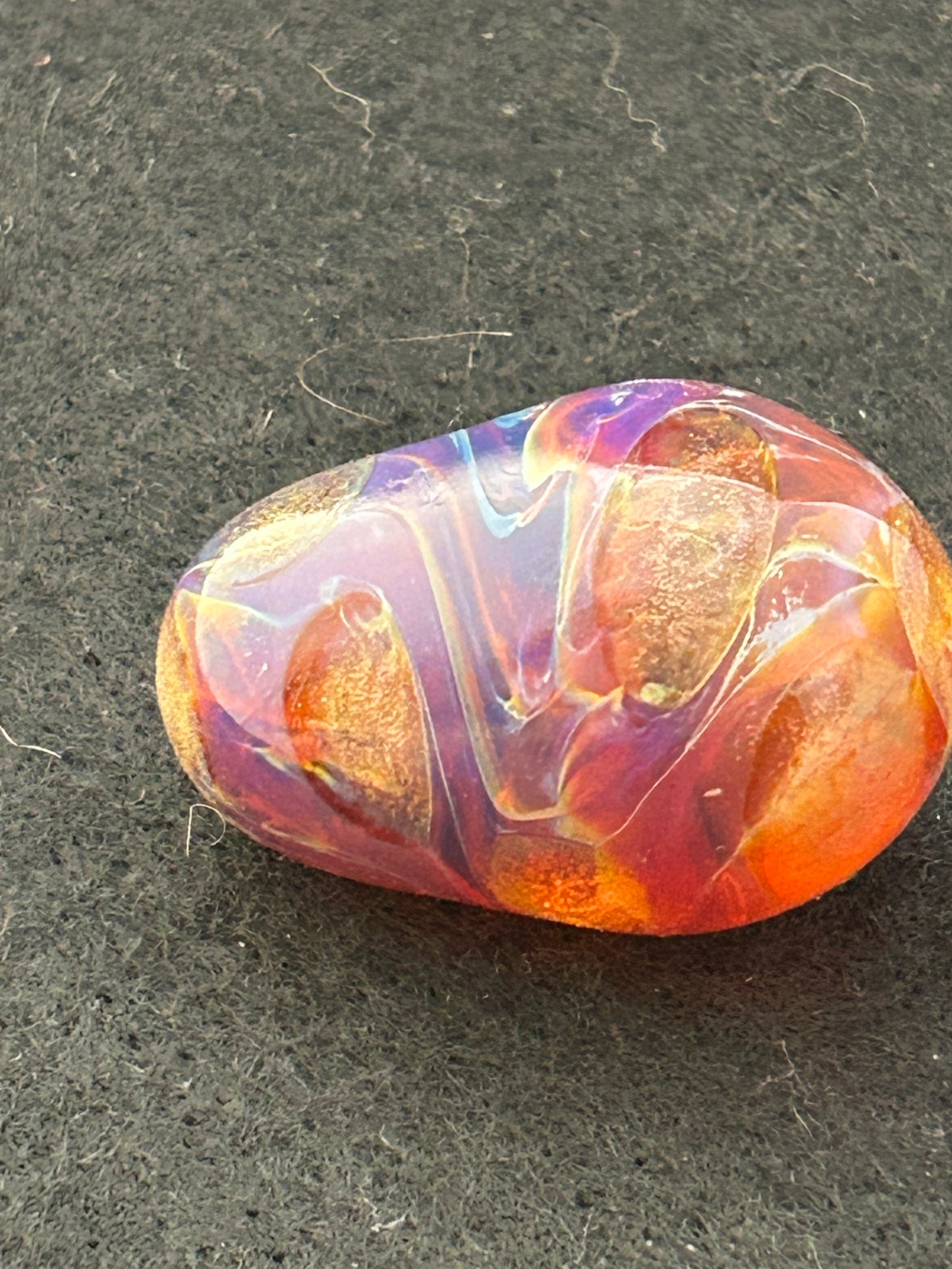 Spotted Amber Purple Egg