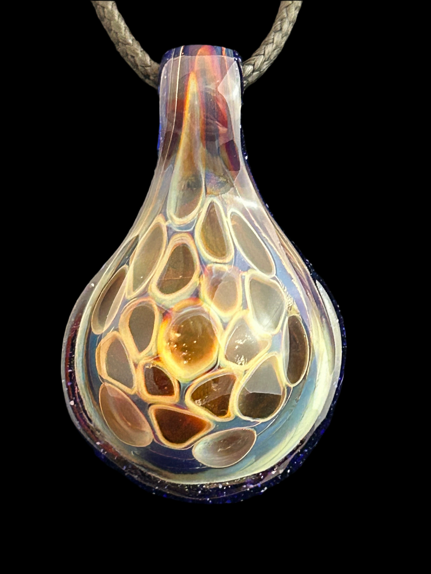 Honeycomb Round Pendant