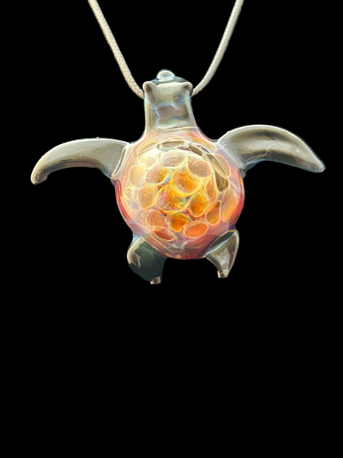 Fade to Black Turtle Pendant