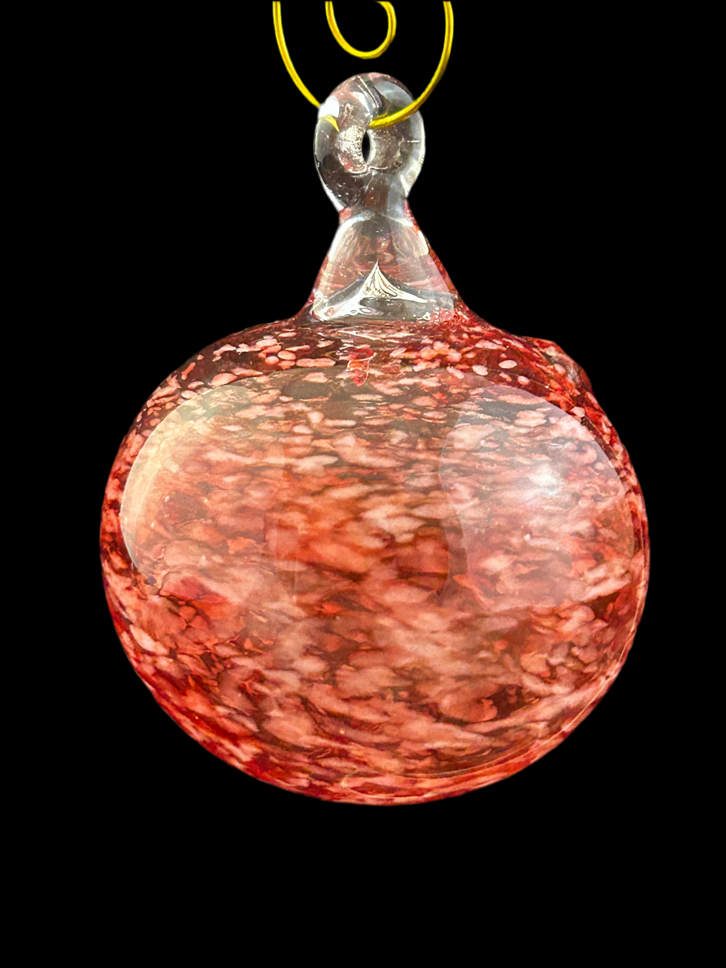 Red & White Speckle Ornament