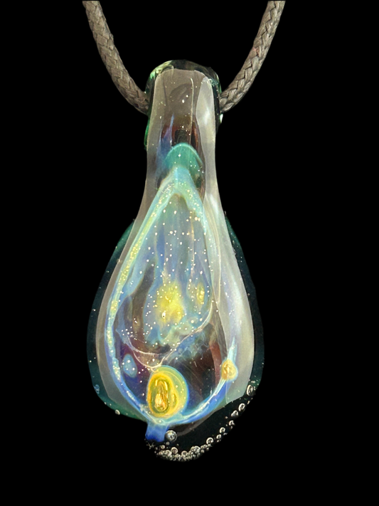 Starry Night Teardrop Pendant