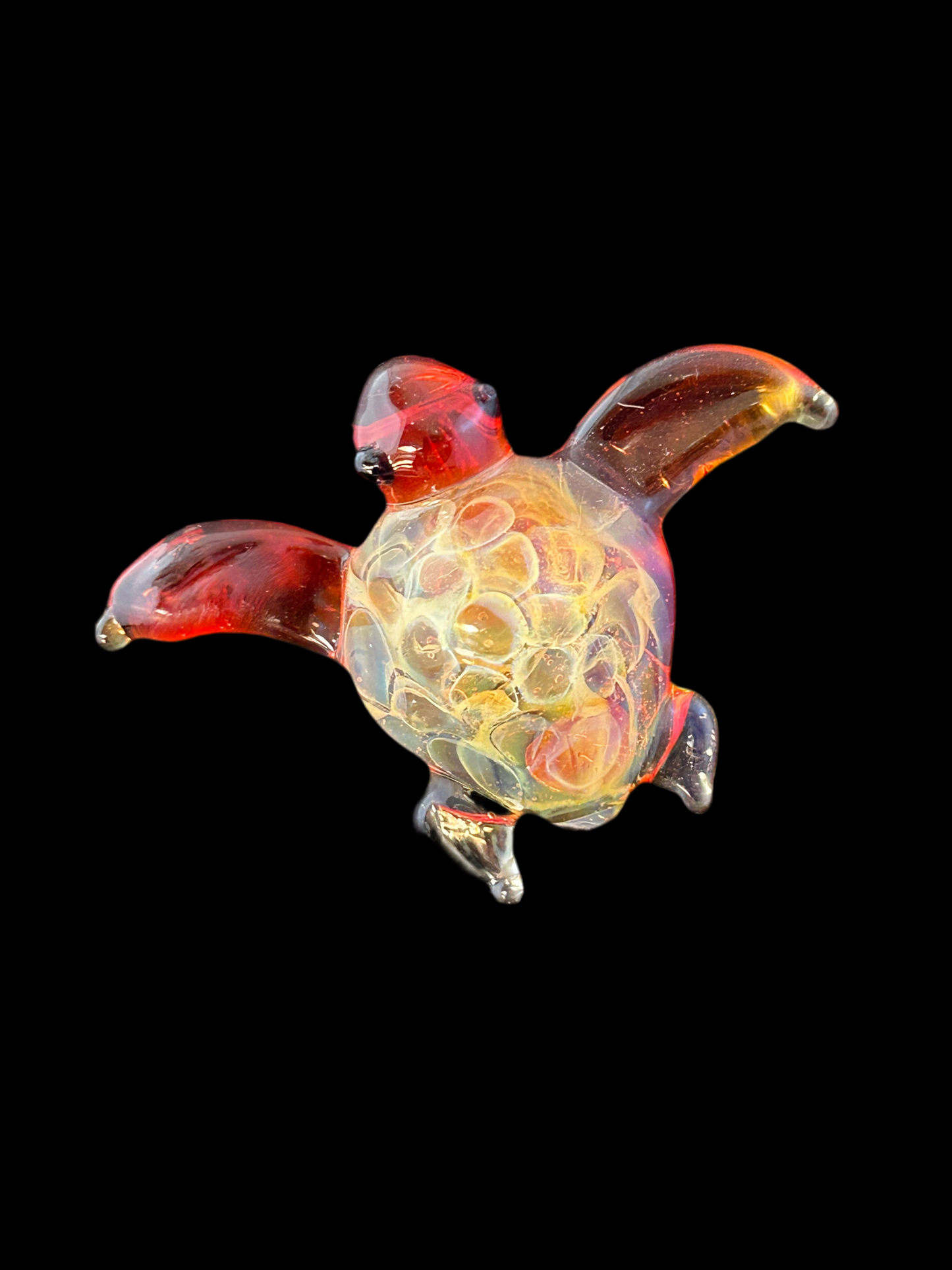 Orange Turtle Magnet