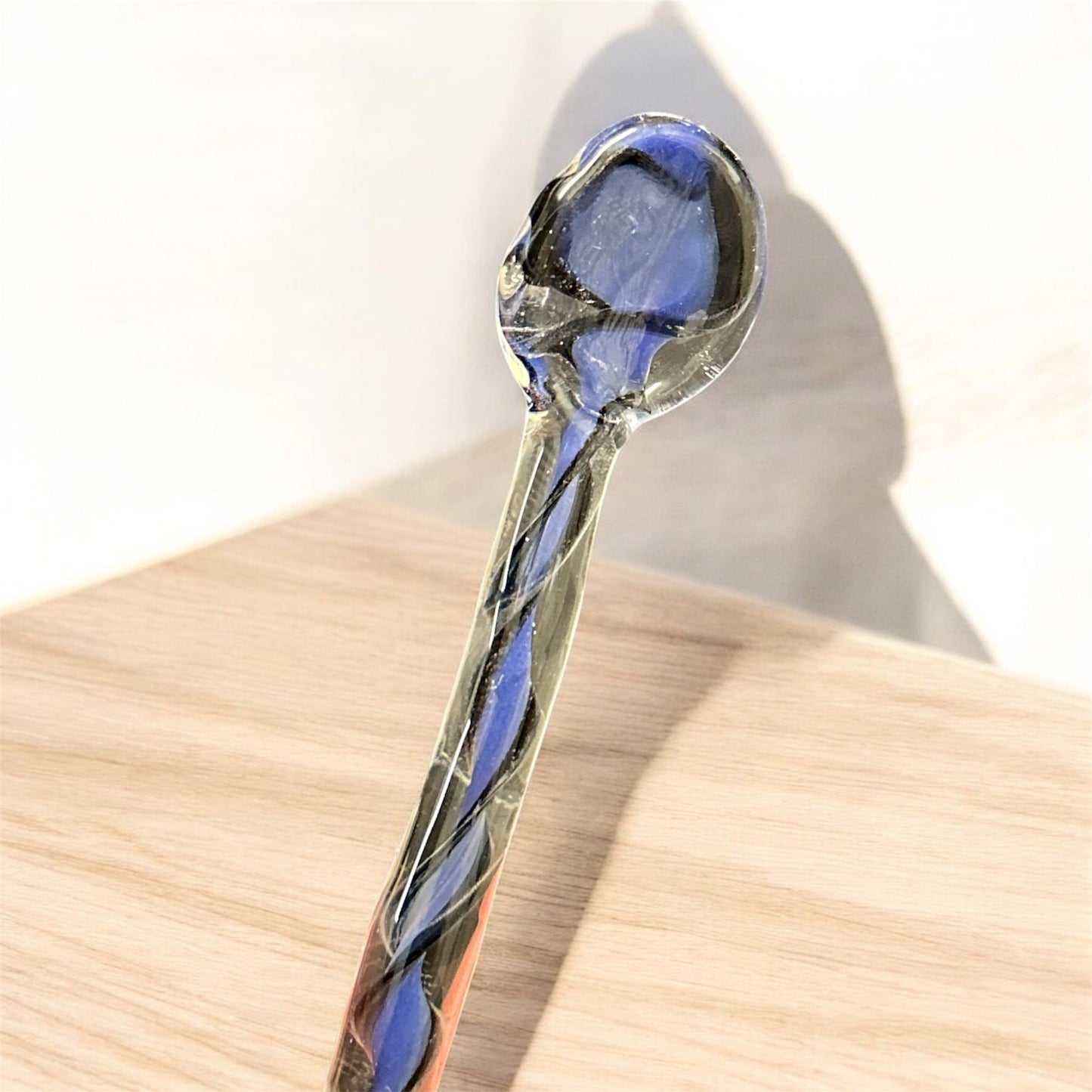 Purple and Black Coffee Spoon