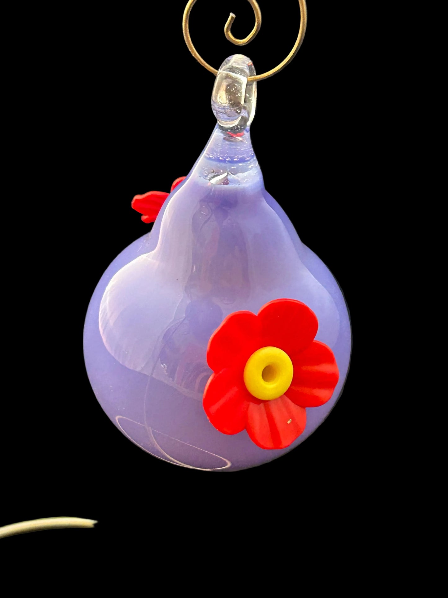 Purple Hummingbird Feeder