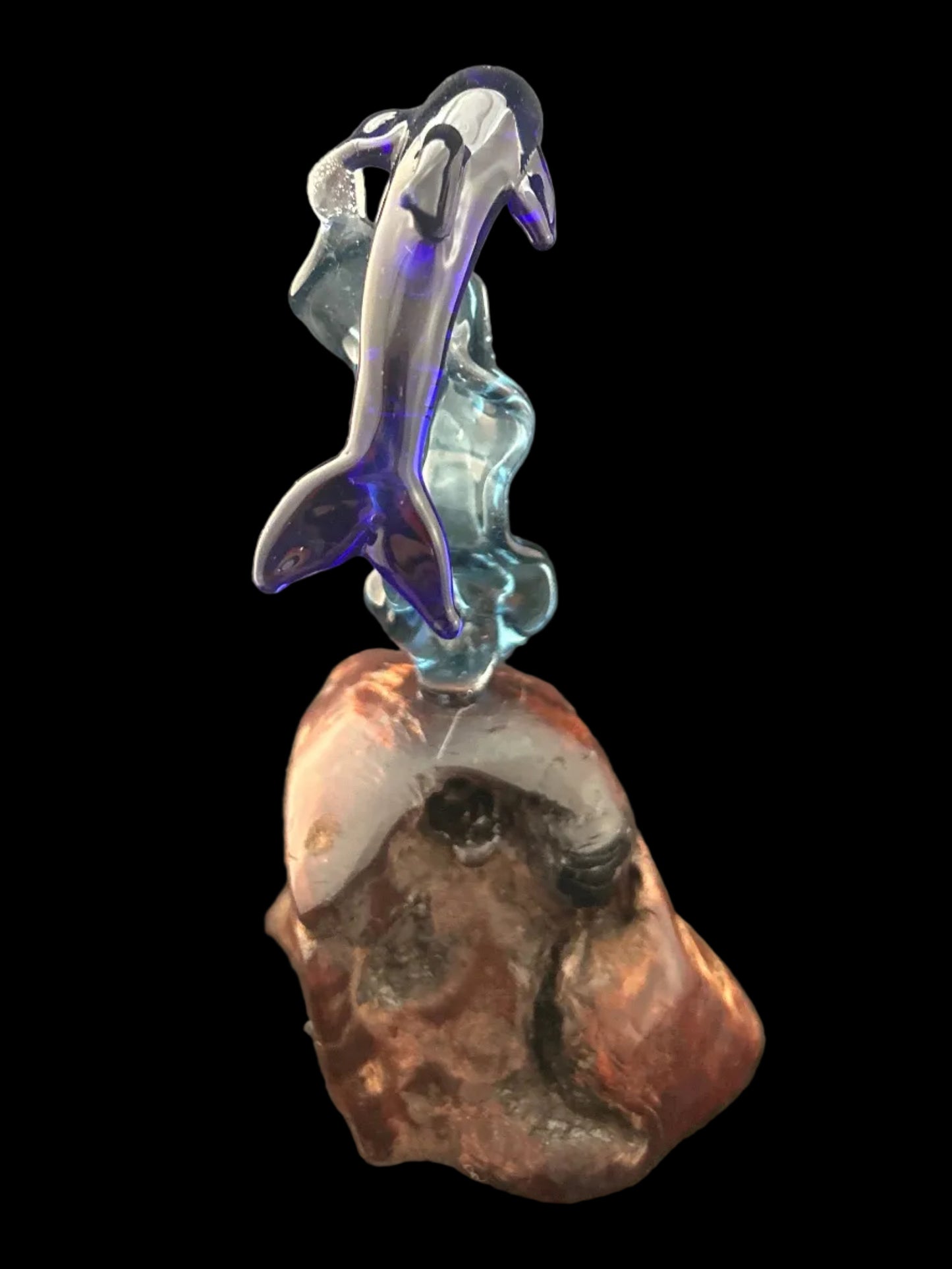 Blue Dolphin Sculpture 2