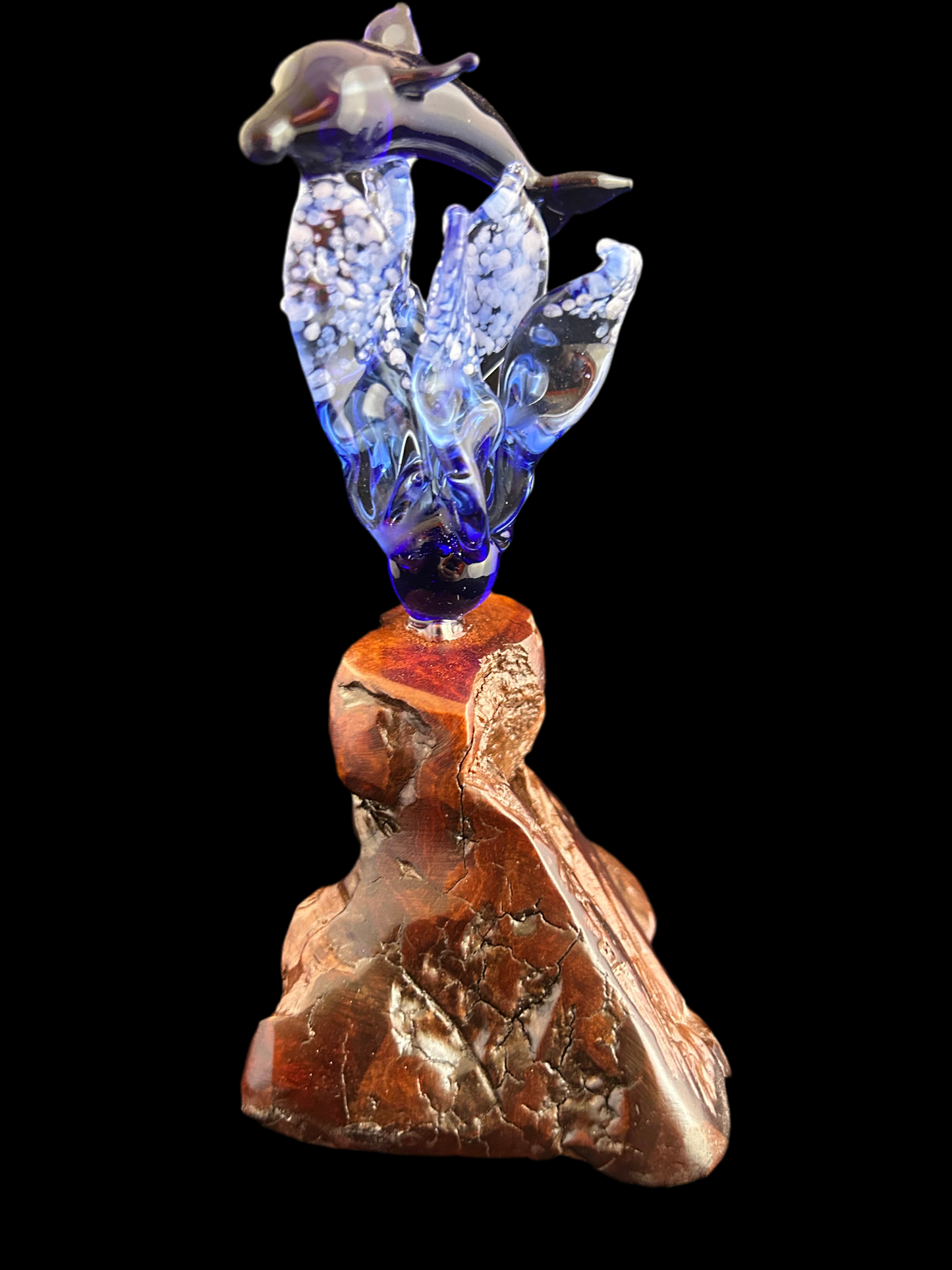 Blue Dolphin Sculpture