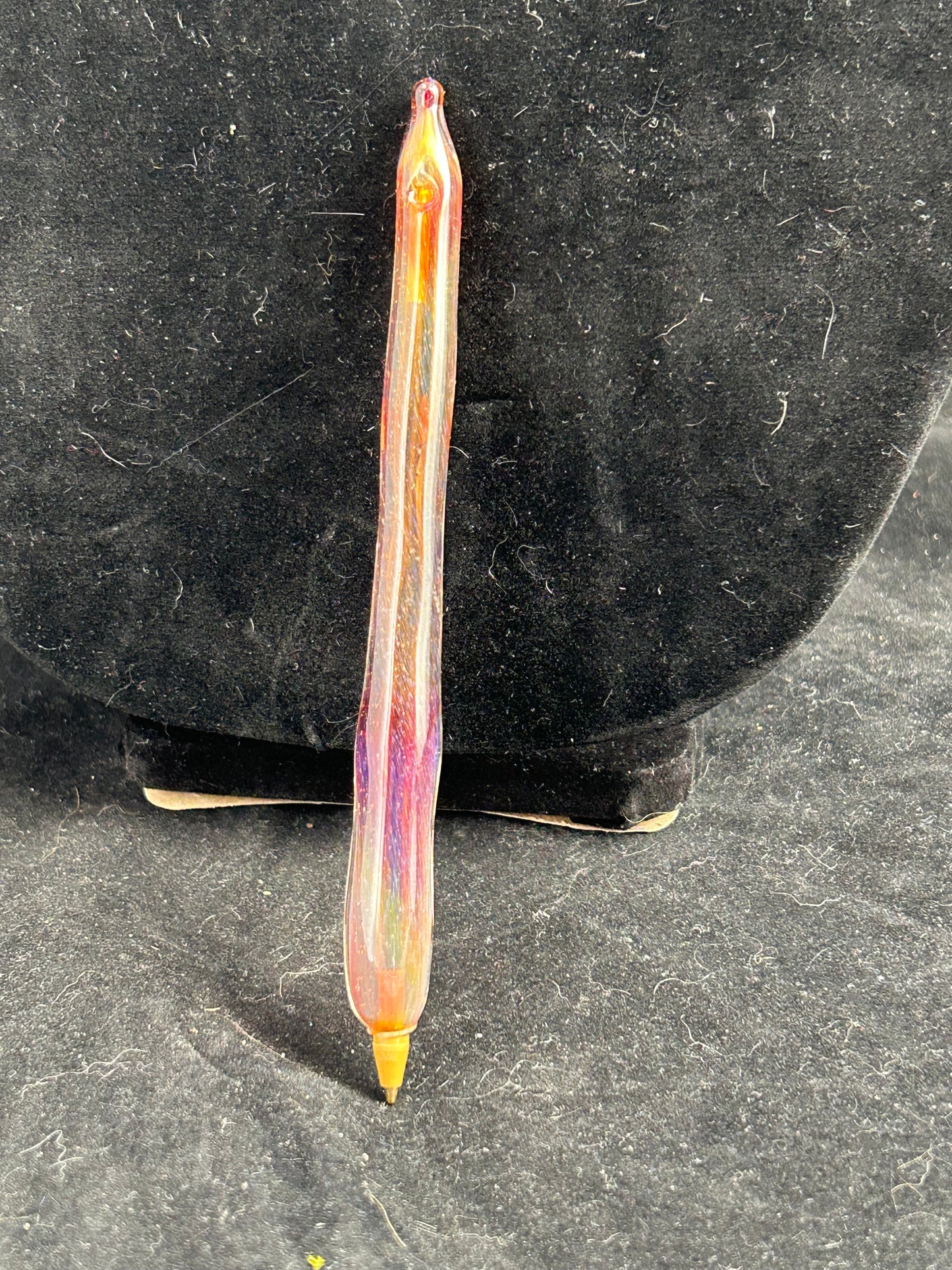 Amber purple pen