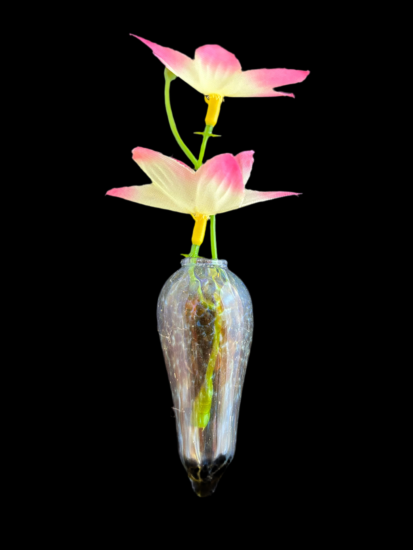 Mini Brown & Blue Vase Magnet