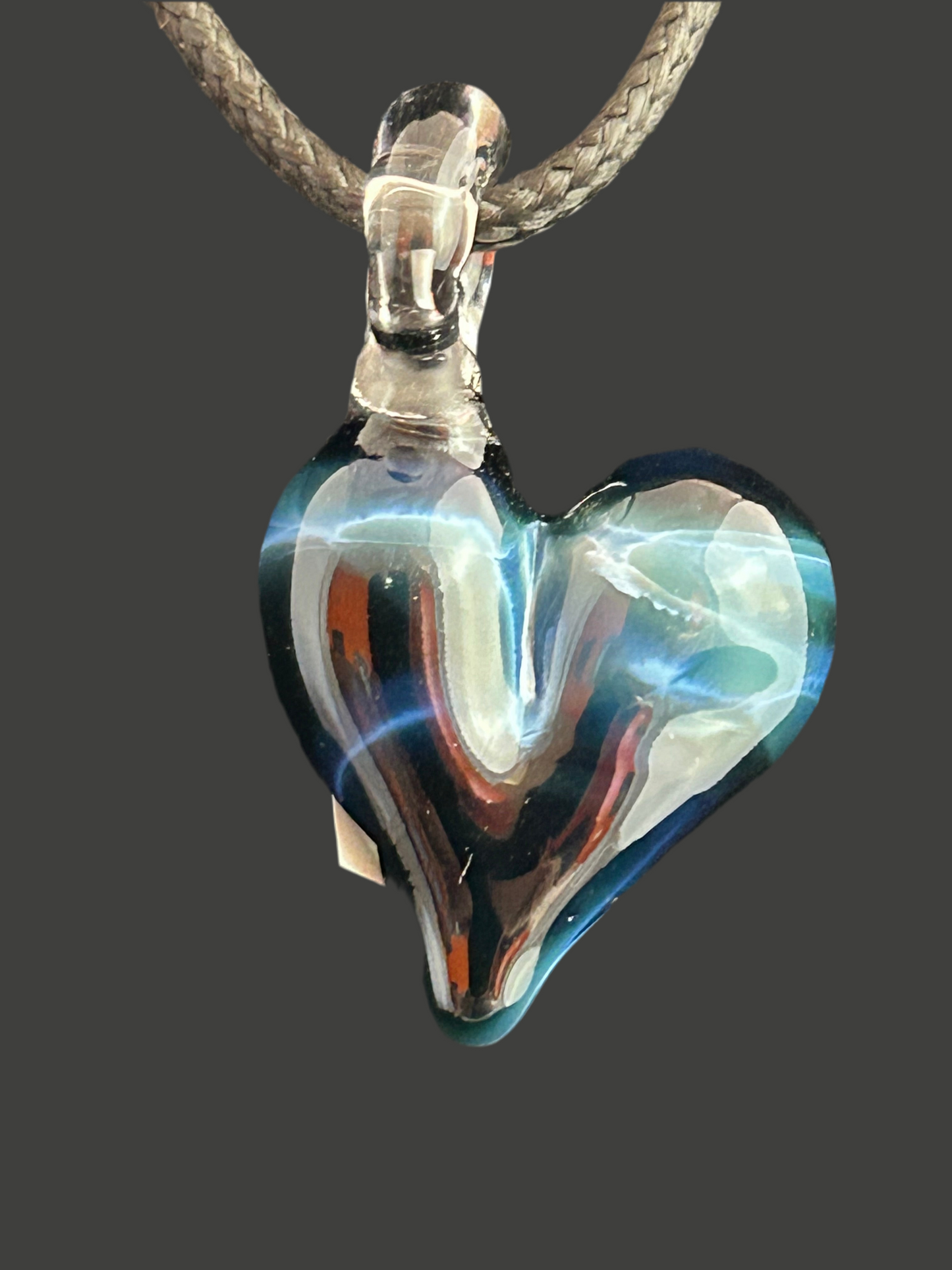 Fade To Black Heart Pendant