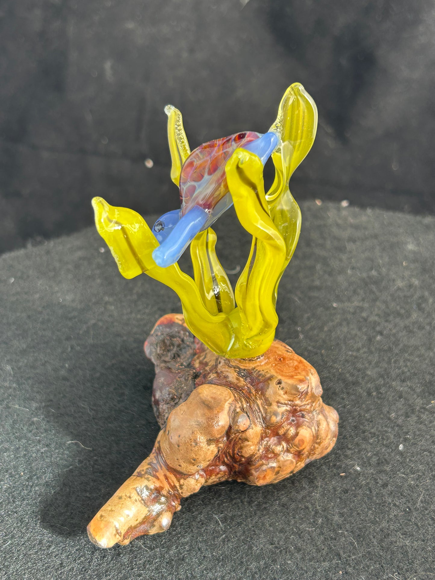 Blue Turtle Sculpture