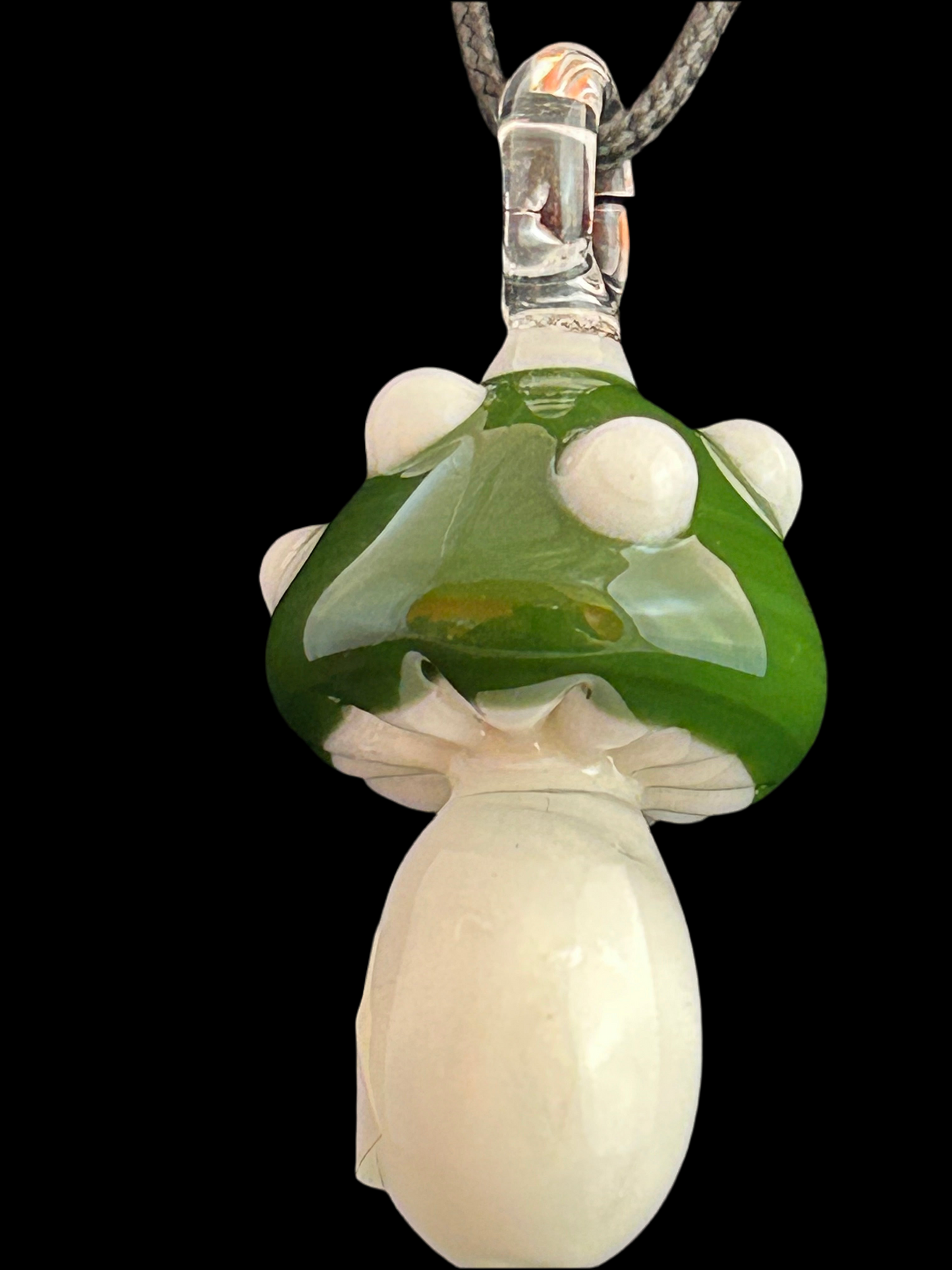 Green Mushroom Pendant