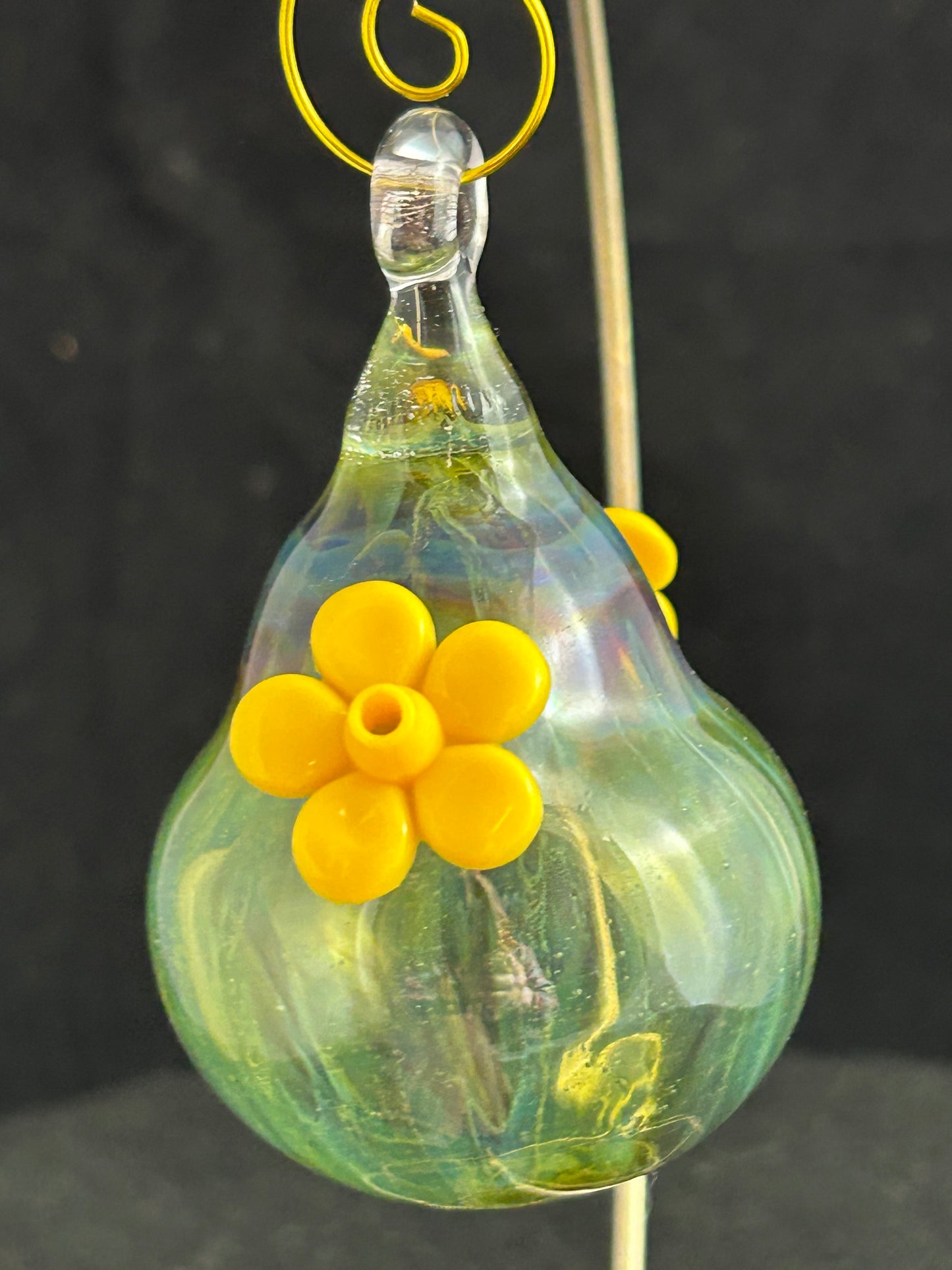 Mystery Aventurine Hummingbird Feeder
