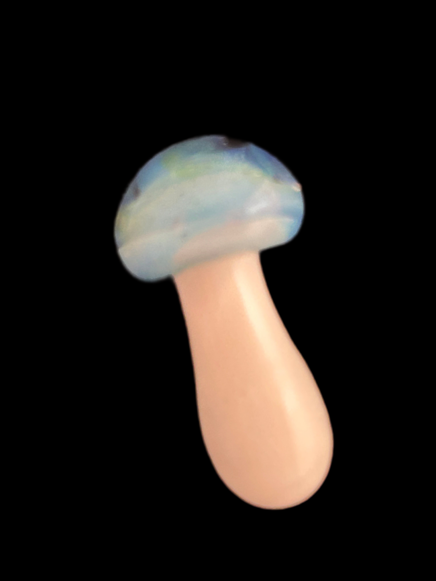 Small Light Blue Mushroom Magnet