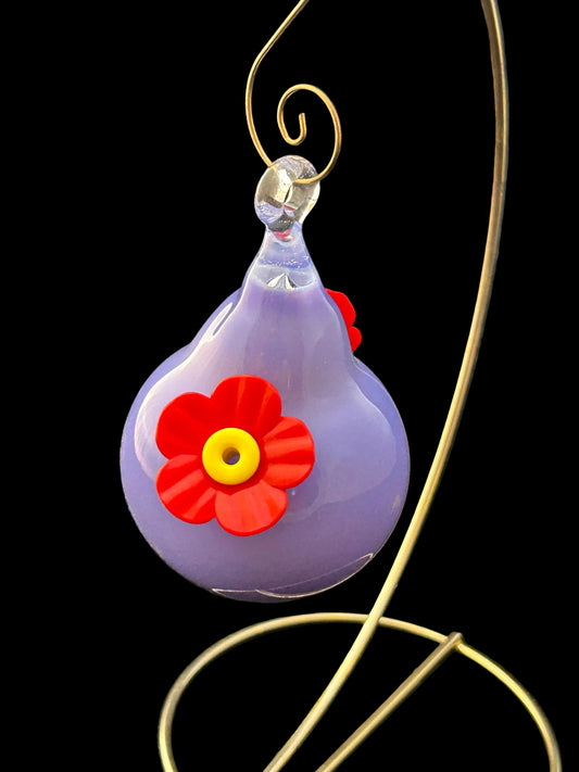 Purple Hummingbird Feeder