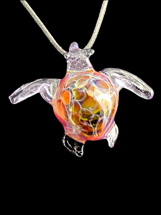 Purple Turtle Pendant