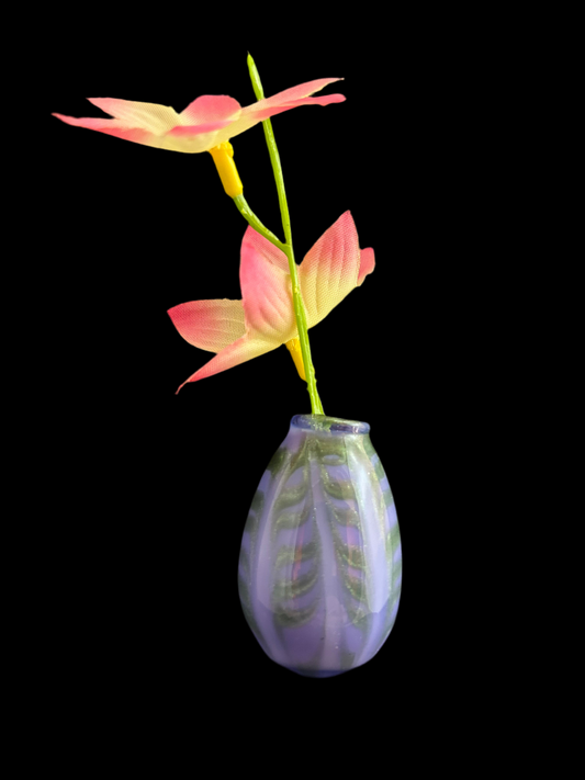 Mini Purple Wrap & Rake vase Magnet