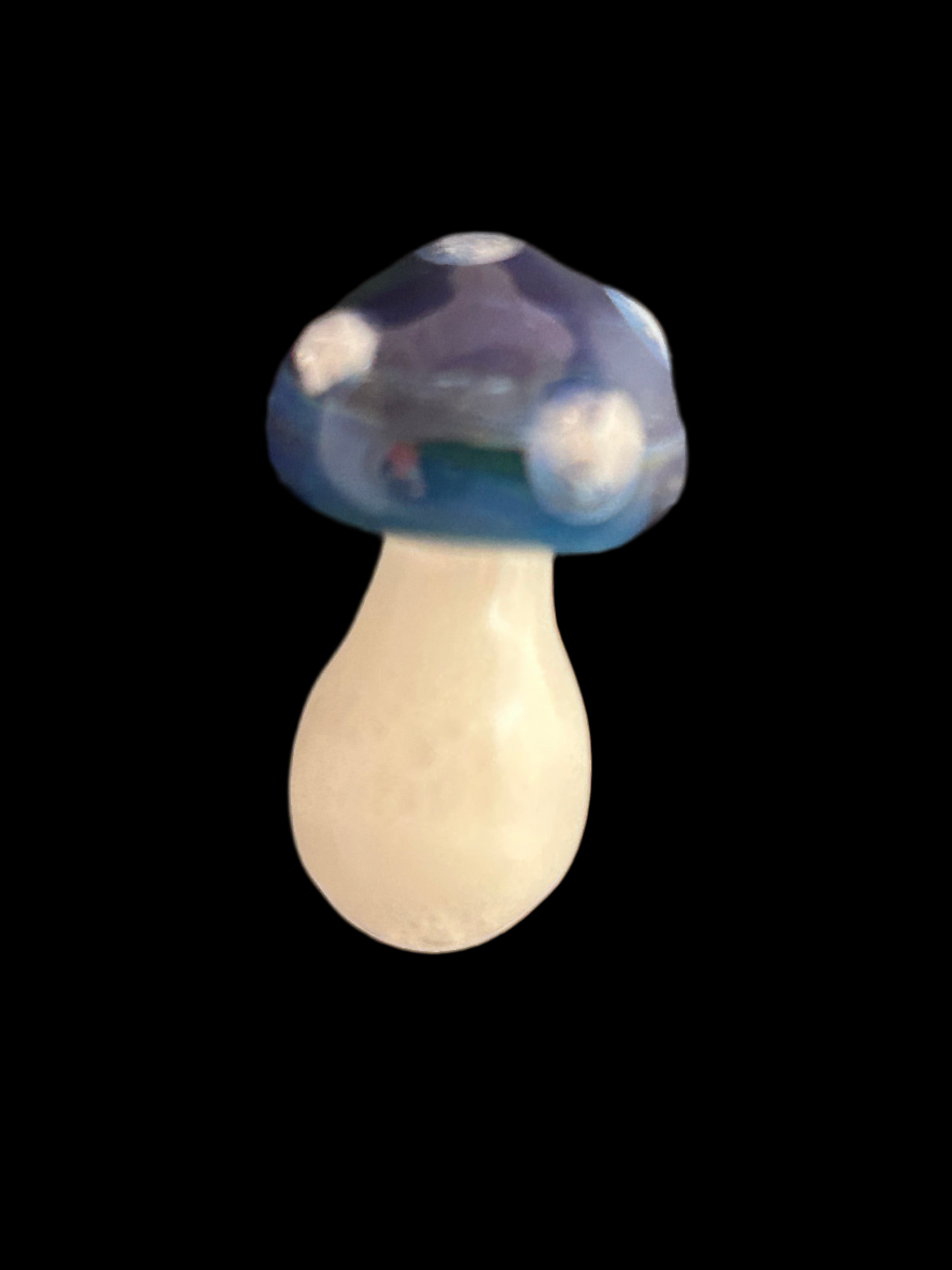 Small Blue Mushroom Magnet