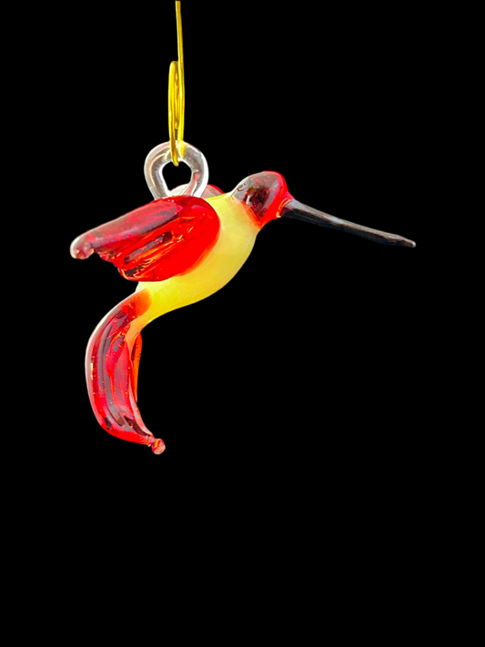 Yellow & Red Hummingbird Hanging