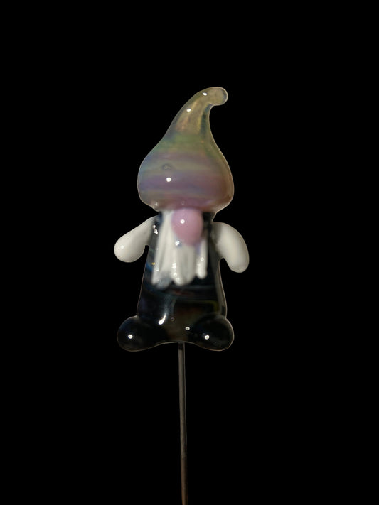 Purple & Blue Chaos Gnome Plant  Stake