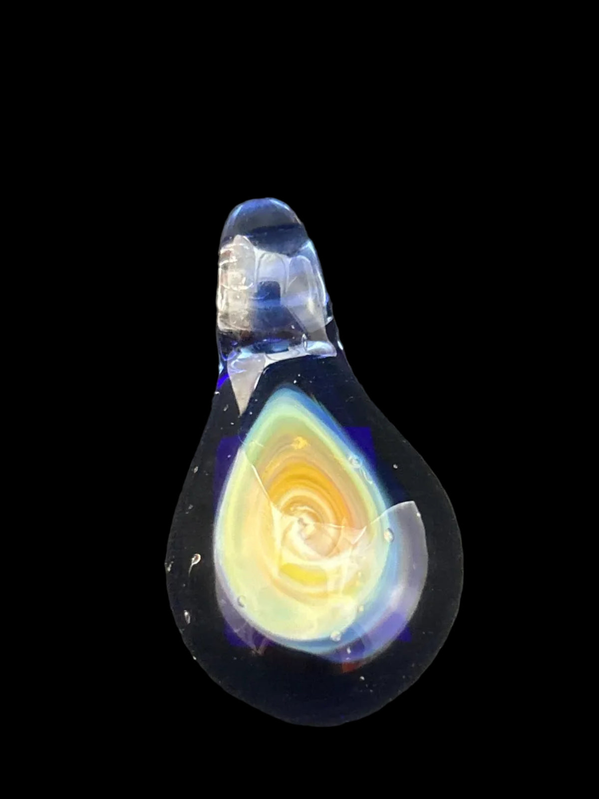 Silver Fume Swirl Pendant