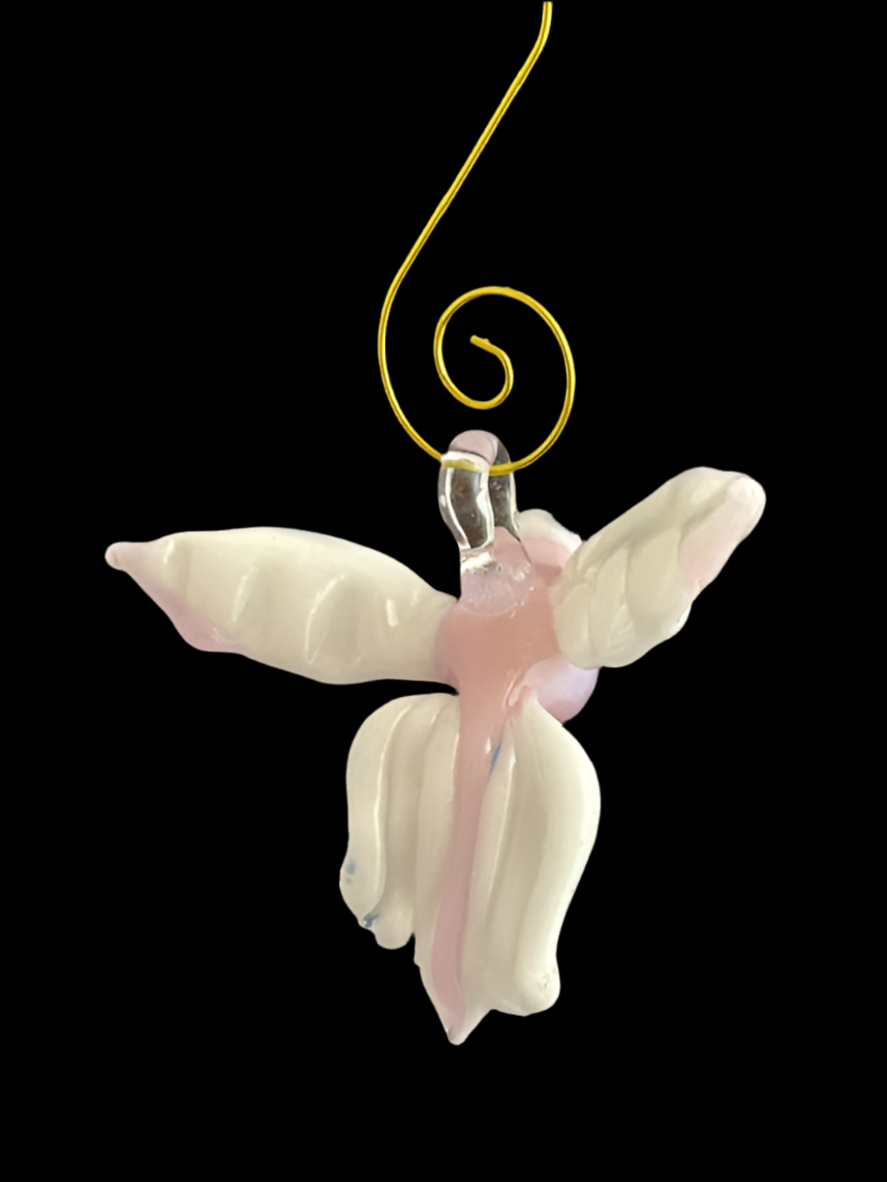 Pink & White Hummingbird