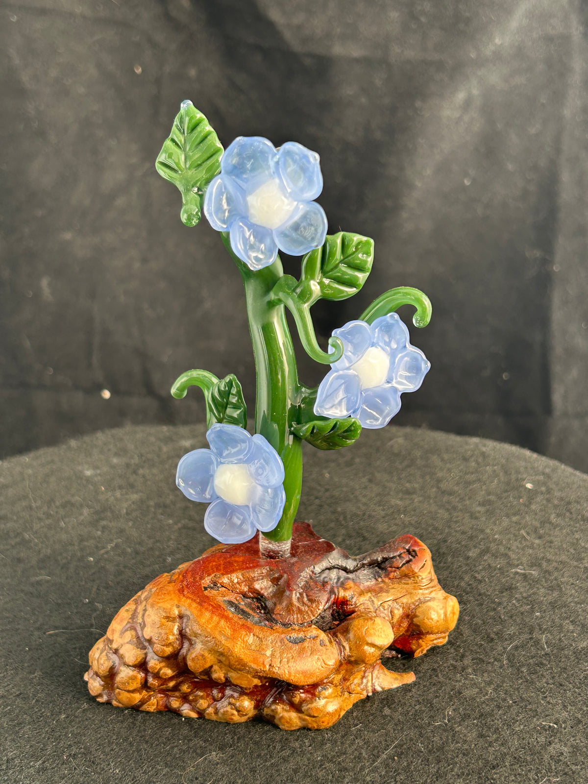 Blue Flower Sculpture
