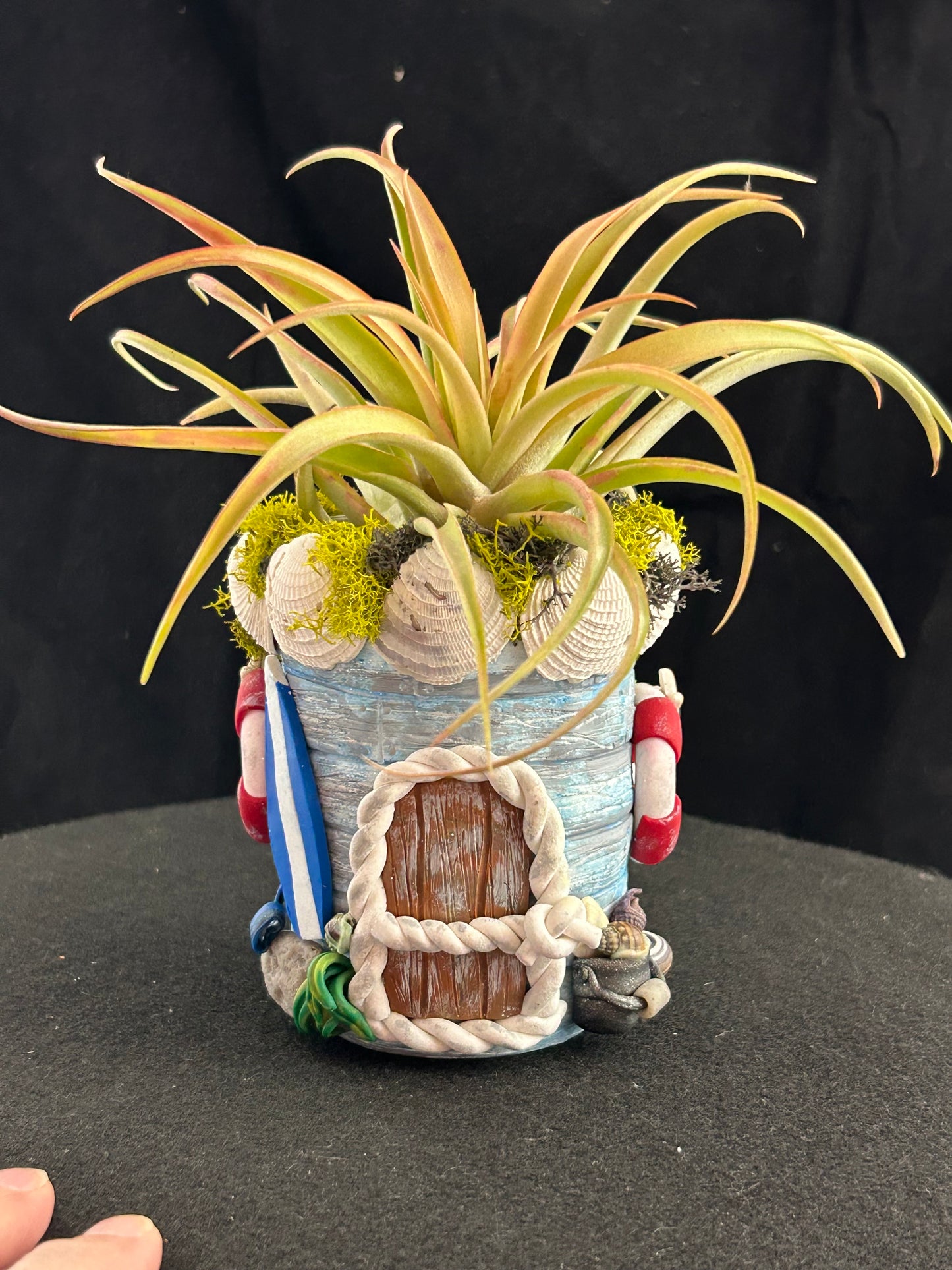 Boat house jar/ plant holder