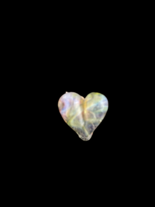 Pink & Yellow Heart Magnet